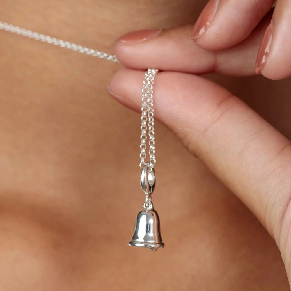 Silver Bell Charm CSBE