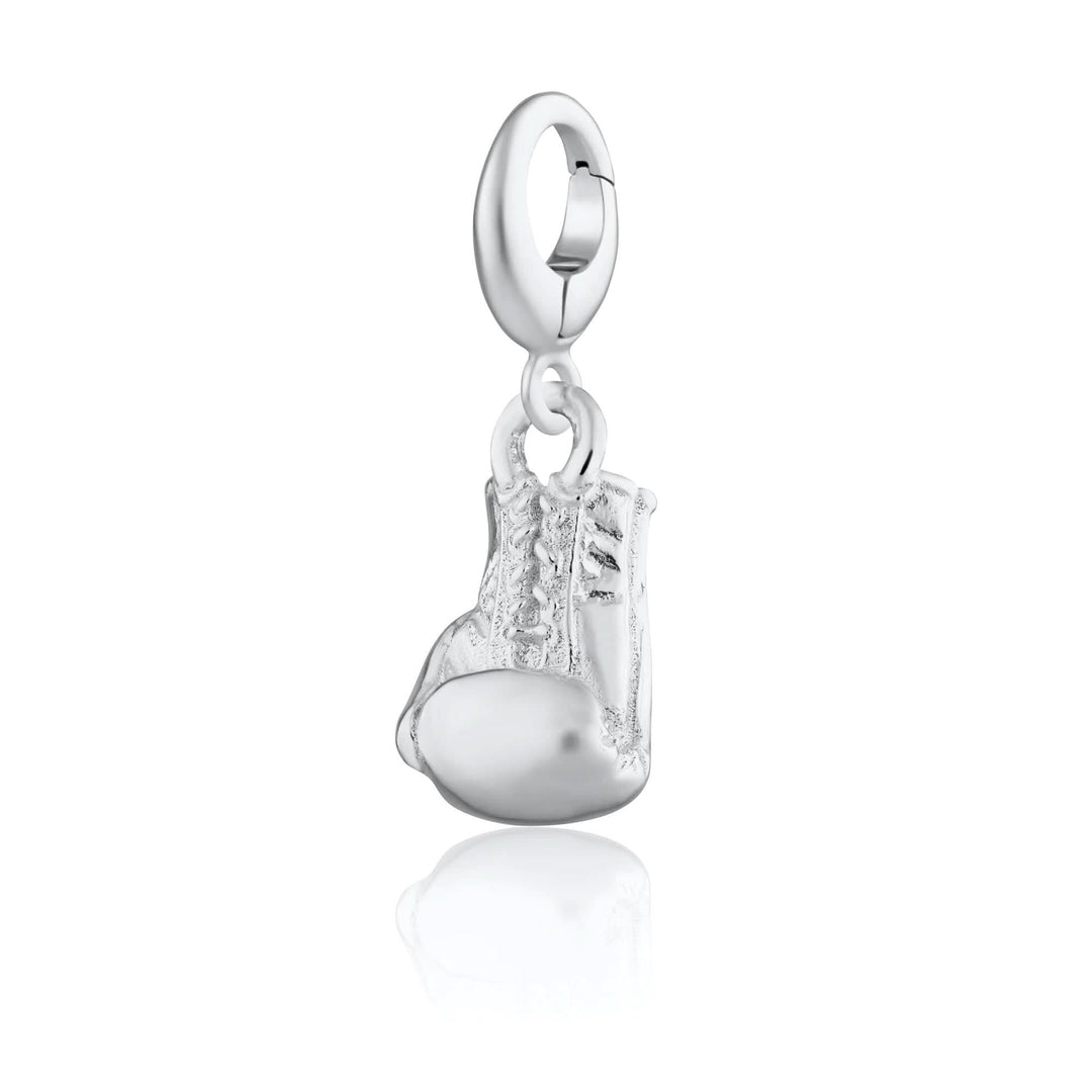 Silver Boxing Glove Charm CSBOX