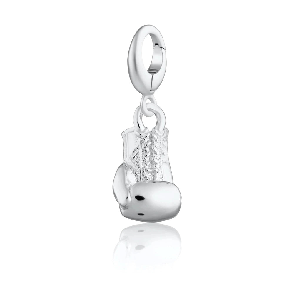 Silver Boxing Glove Charm CSBOX