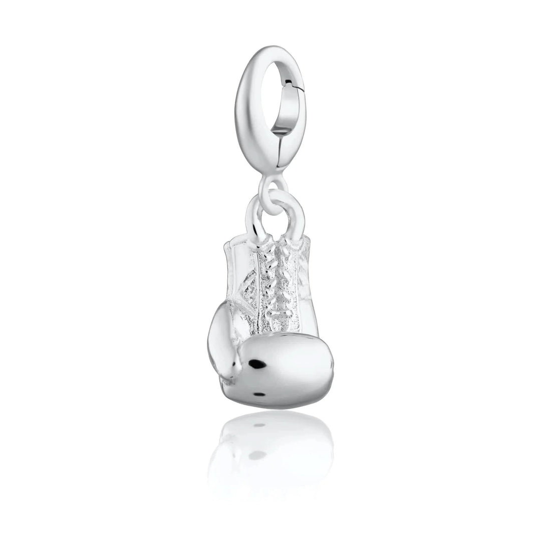 Silver Boxing Glove Charm CSBOX