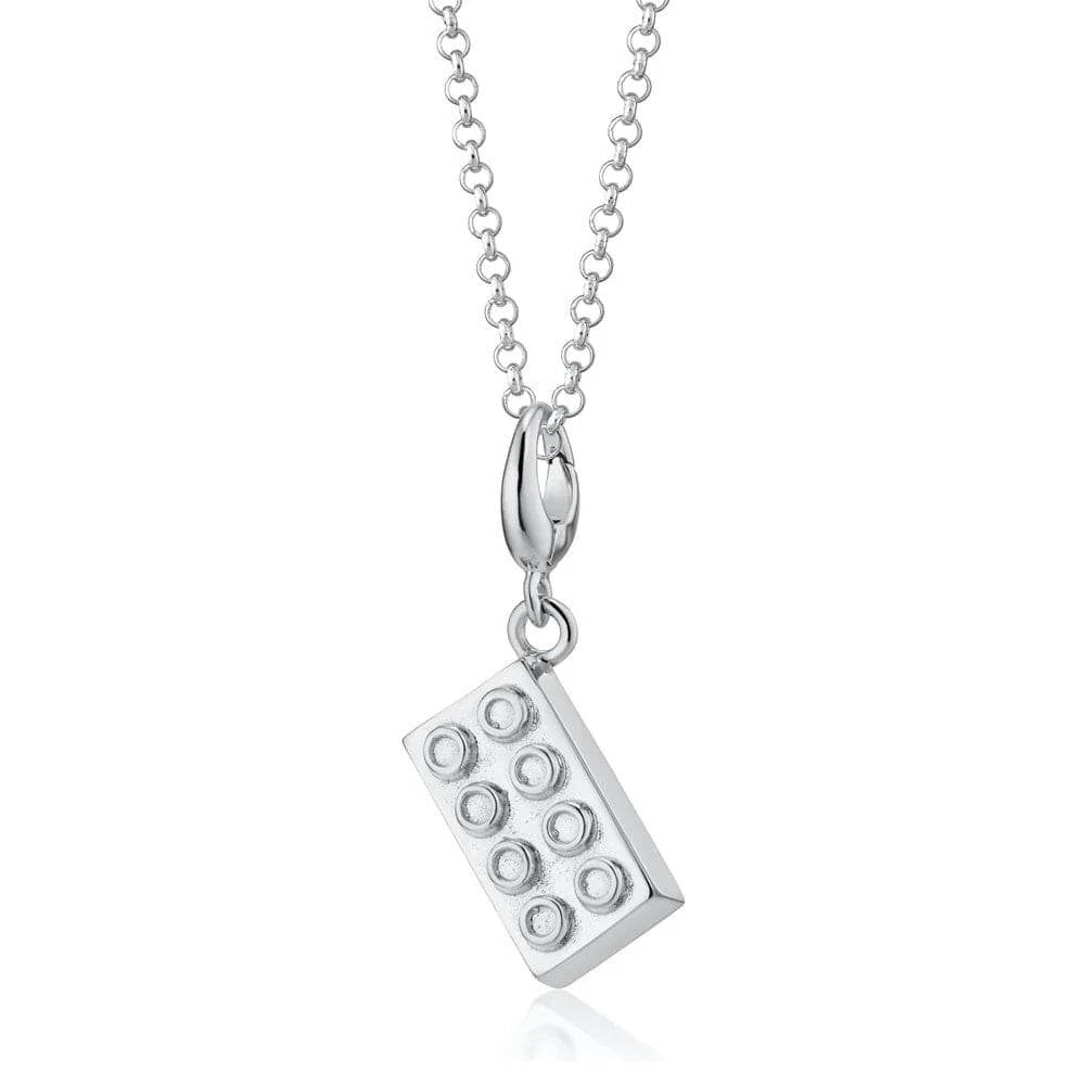 Silver Building Block Necklace CNSBB-1