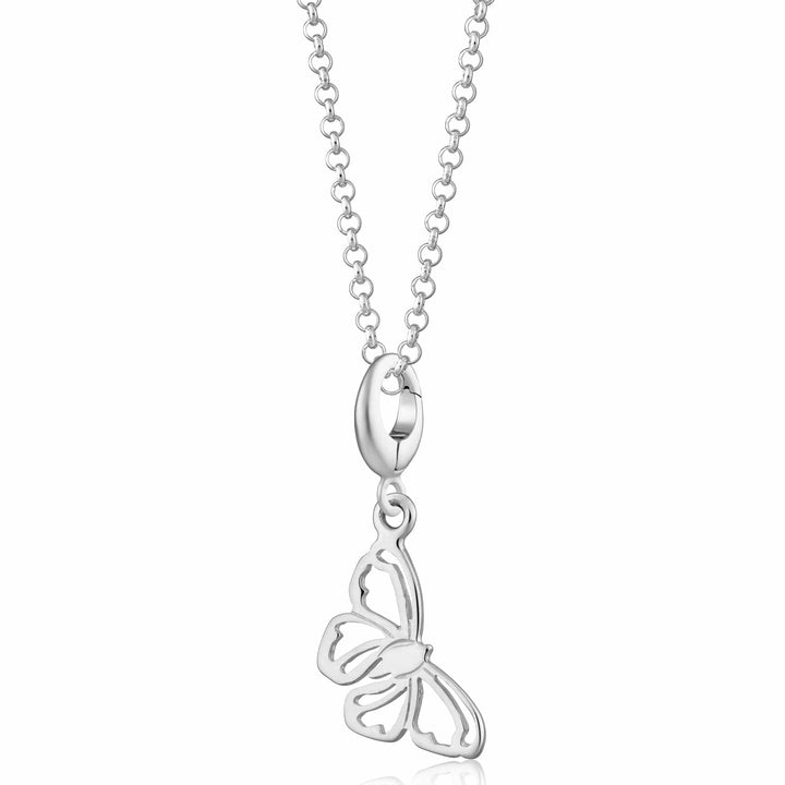 Silver Butterfly Necklace CNSBF-1
