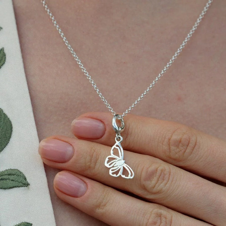 Silver Butterfly Necklace CNSBF-1
