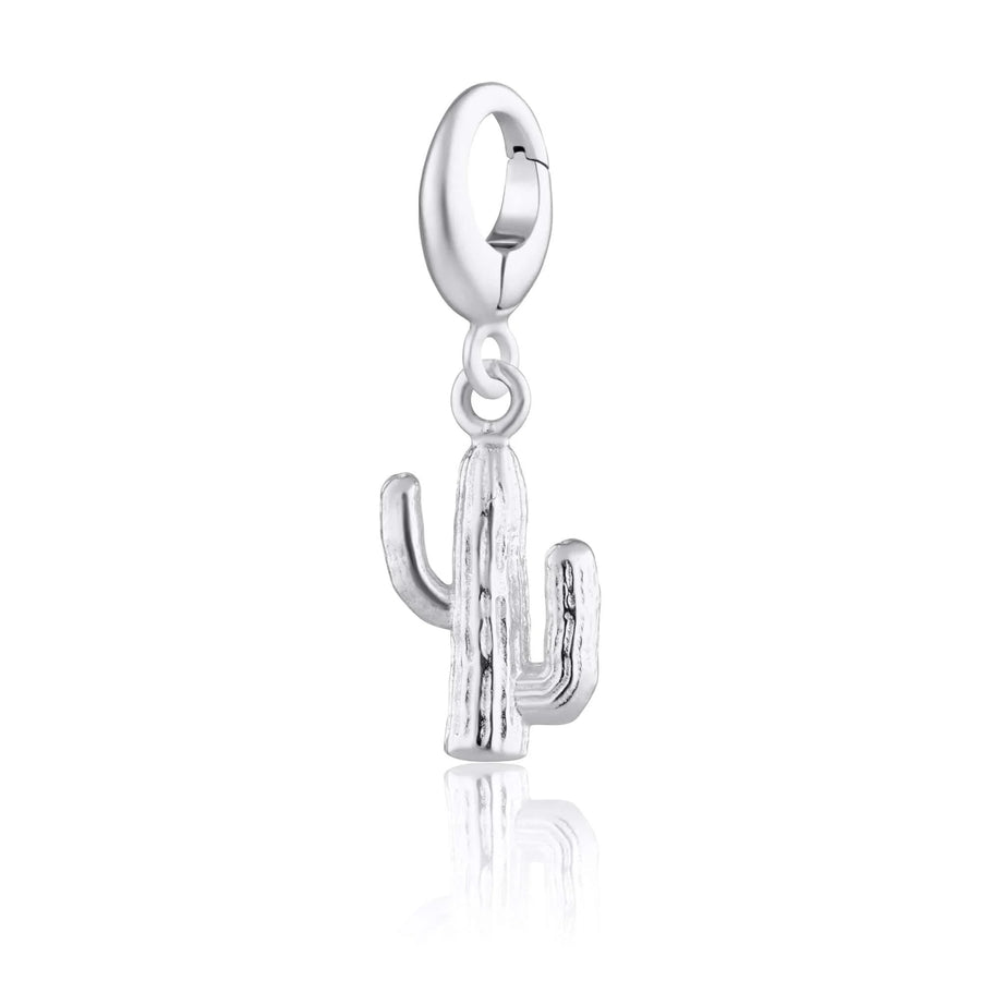 Silver Cactus Charm CSCAC