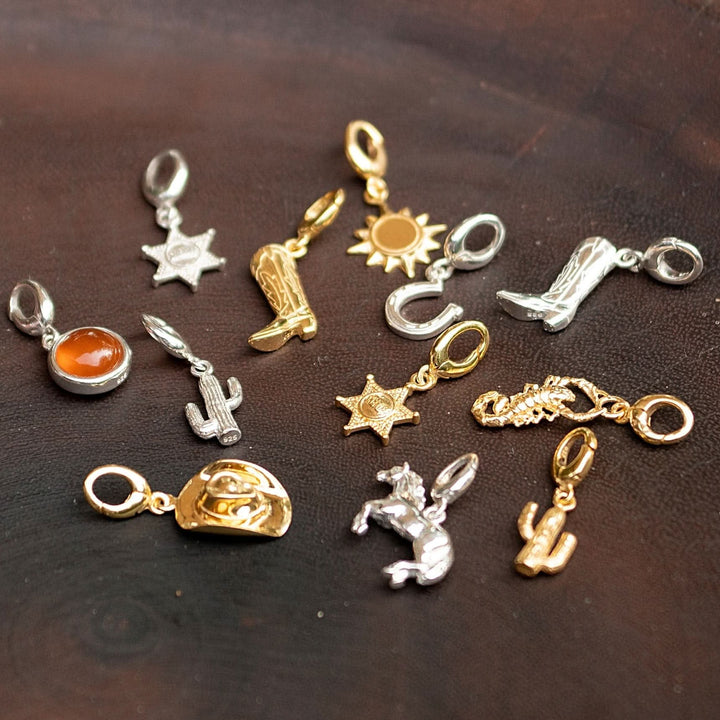 Silver Cactus Charm CSCAC