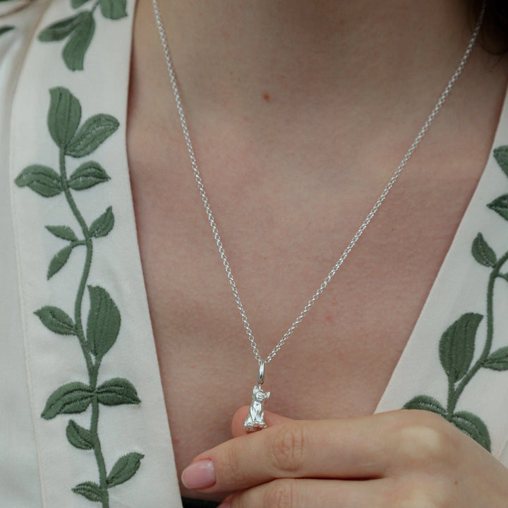 Silver Cat Necklace CNSKIT-1