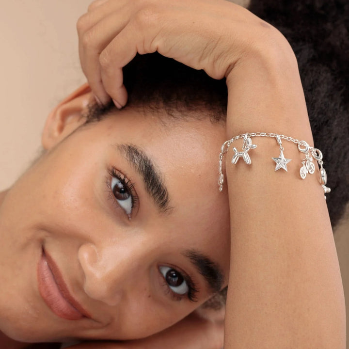Silver Charm Bracelet CBRS