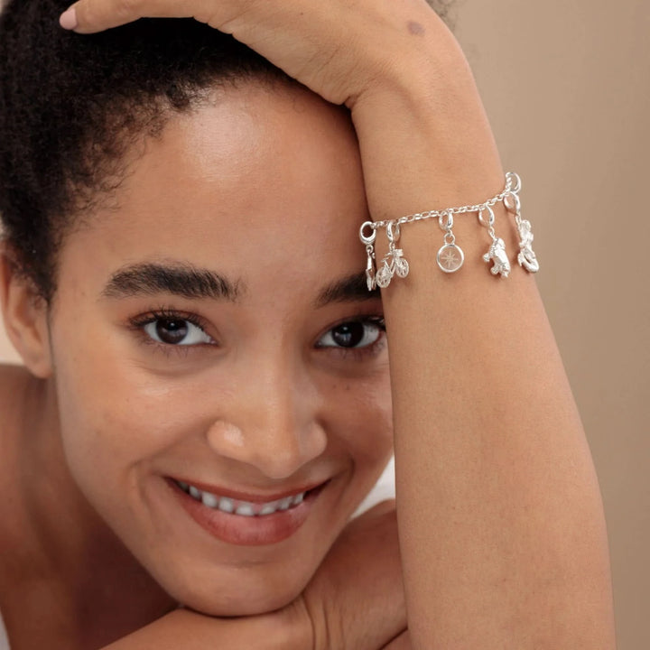 Silver Charm Bracelet CBRS