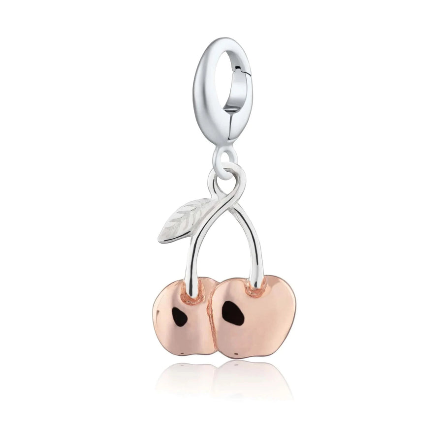 Silver Cherry Charm CSCHE