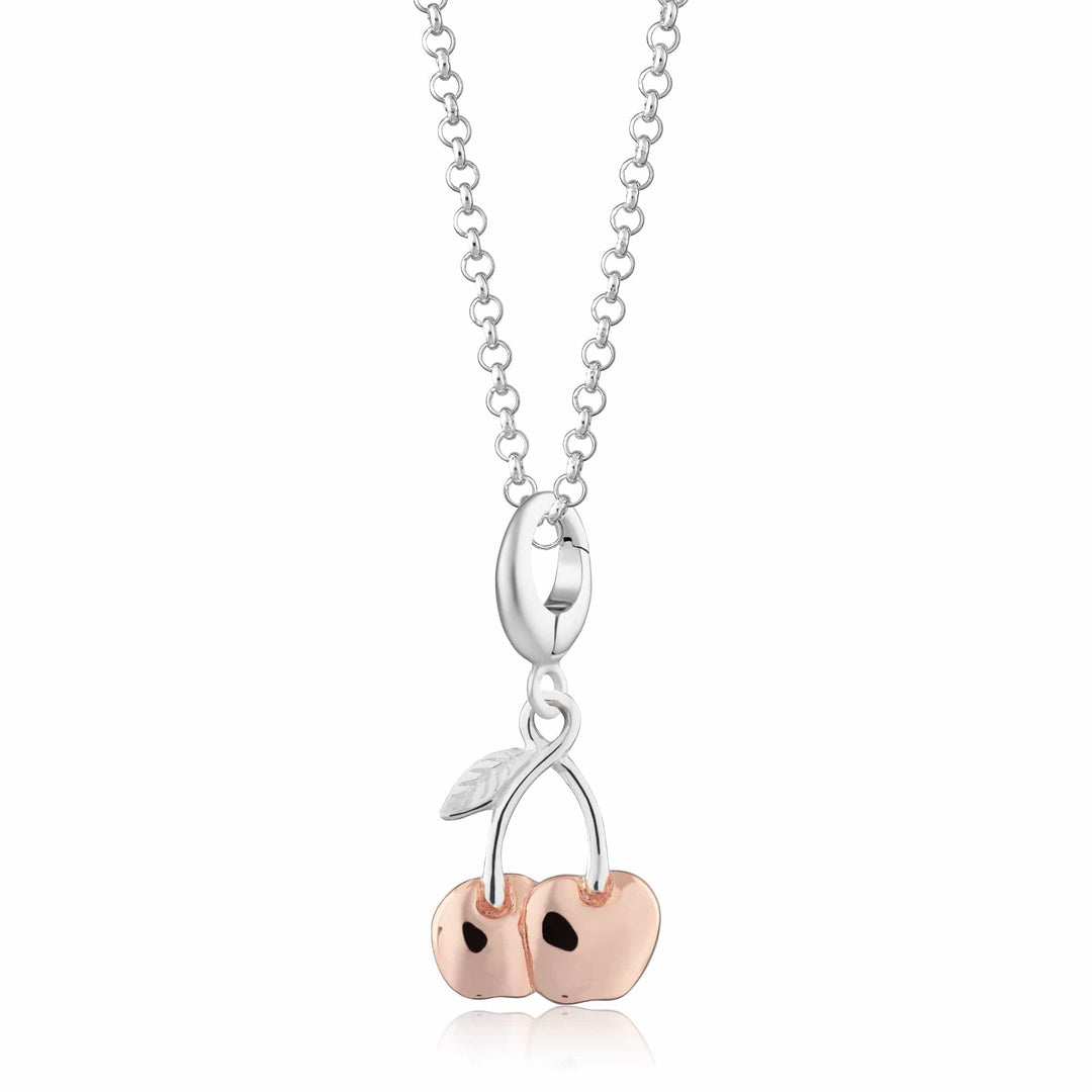 Silver Cherry Necklace CNSCHE-1