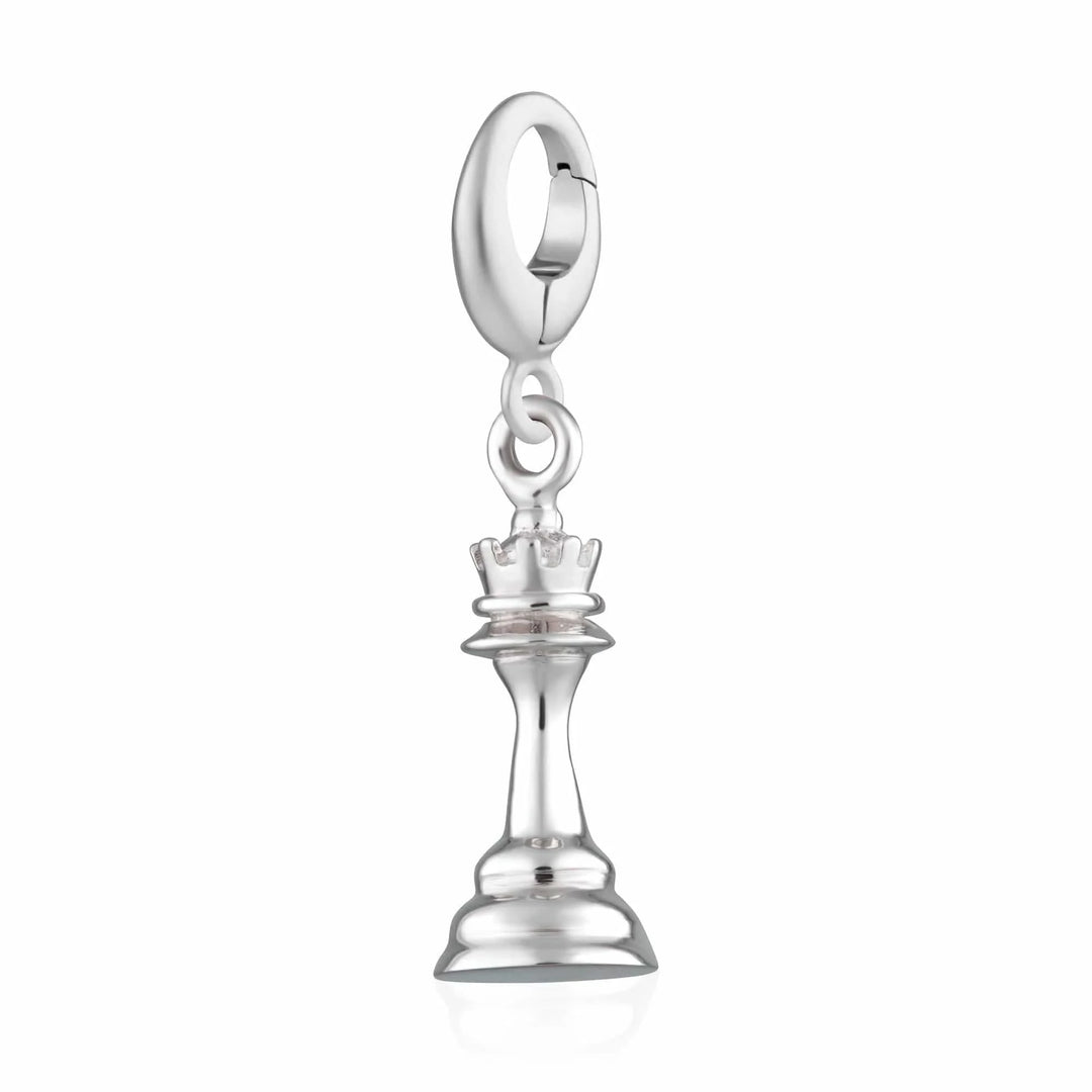 Silver Chess Piece Charm CSQC