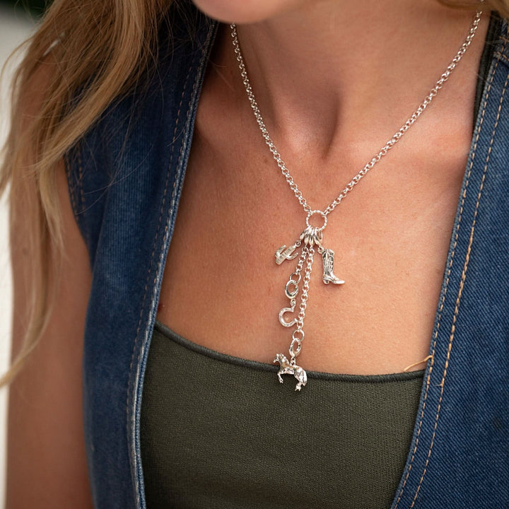 Silver Cowboy Boot Charm CSCOBO