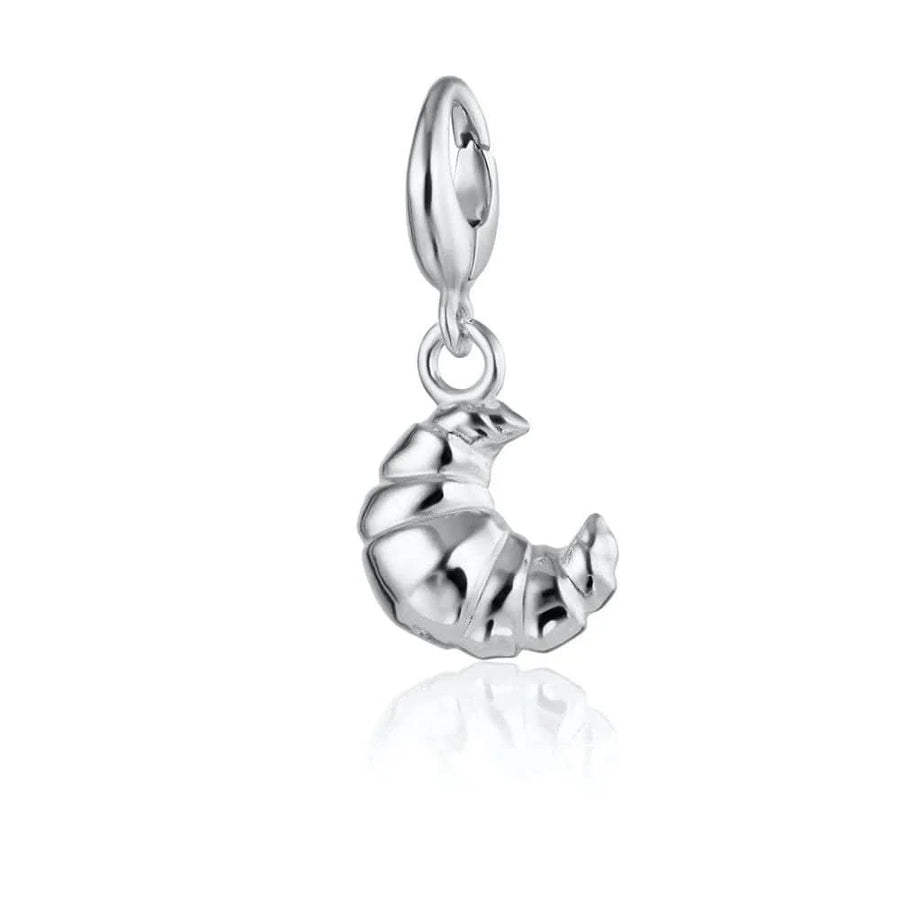 Silver Croissant Charm CSCRS