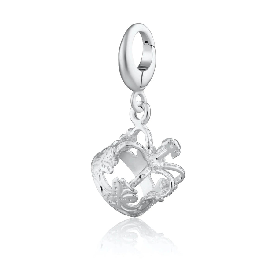 Silver Crown Charm CSCR
