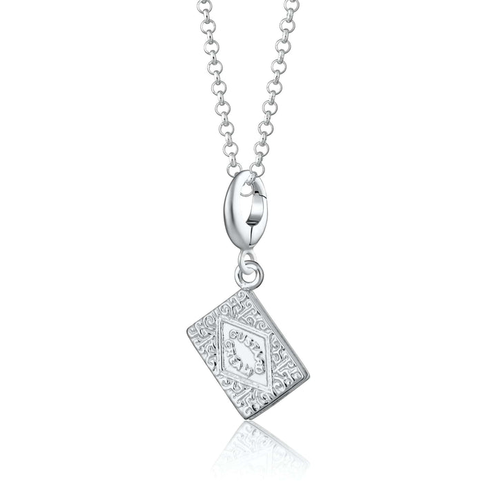 Silver Custard Cream Necklace CNSBC-1
