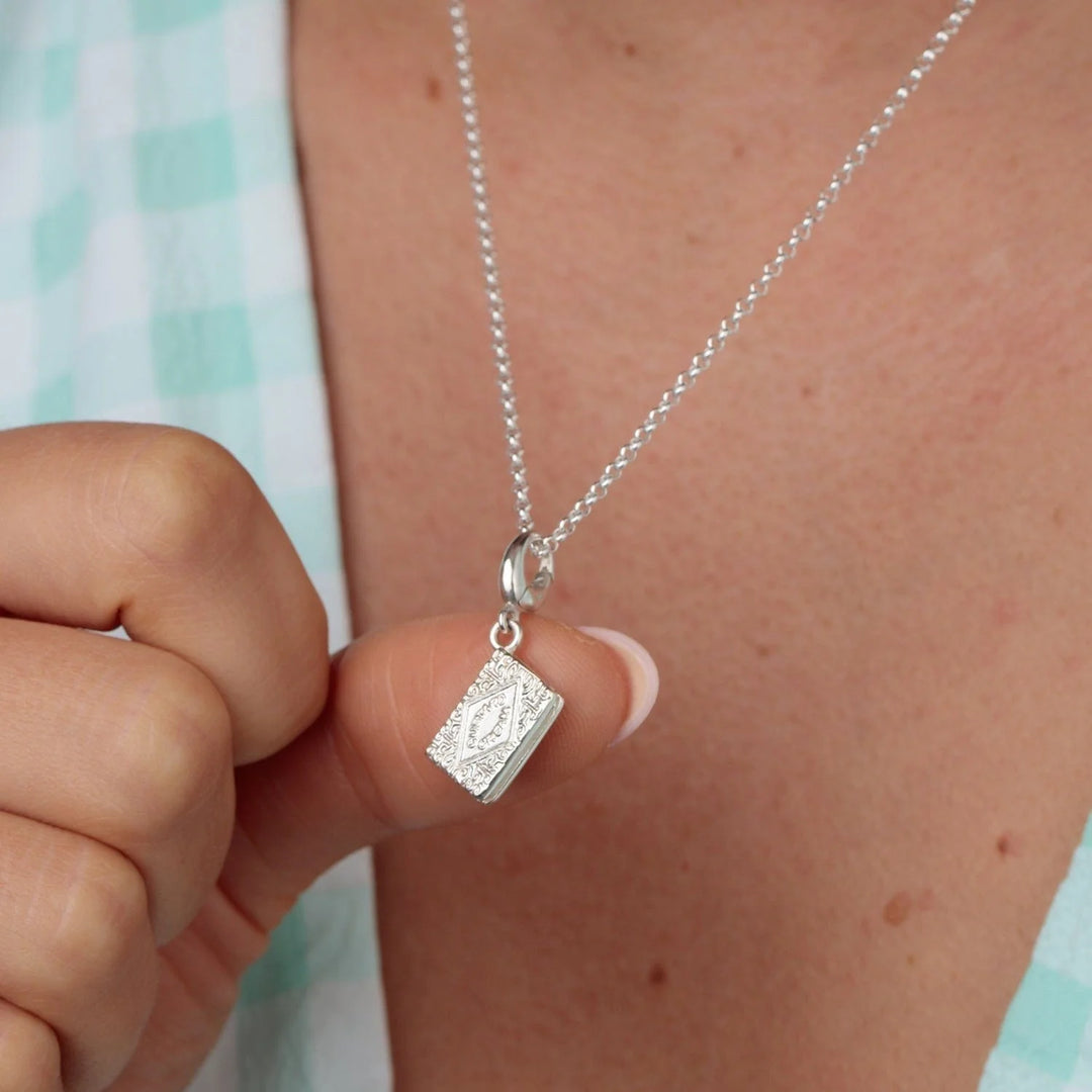Silver Custard Cream Necklace CNSBC-1