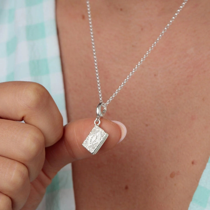 Silver Custard Cream Necklace CNSBC-1
