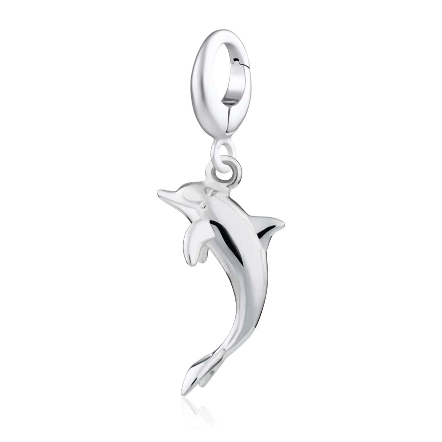 Silver Dolphin Charm CSDP