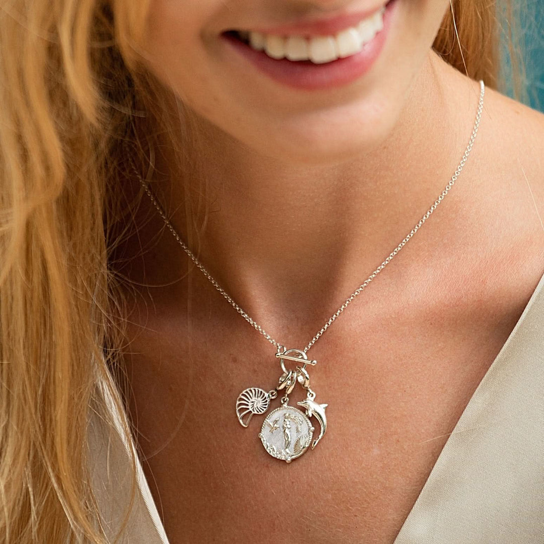Silver Dolphin Charm CSDP