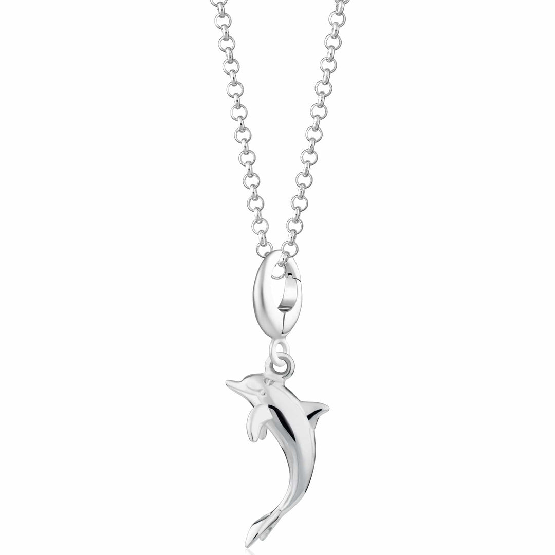 Silver Dolphin Necklace CNSDP-1