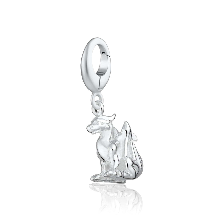 Silver Dragon Charm CSDR