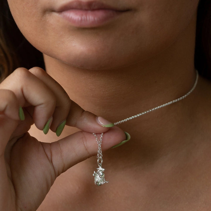 Silver Dragon Necklace CNSDR-1