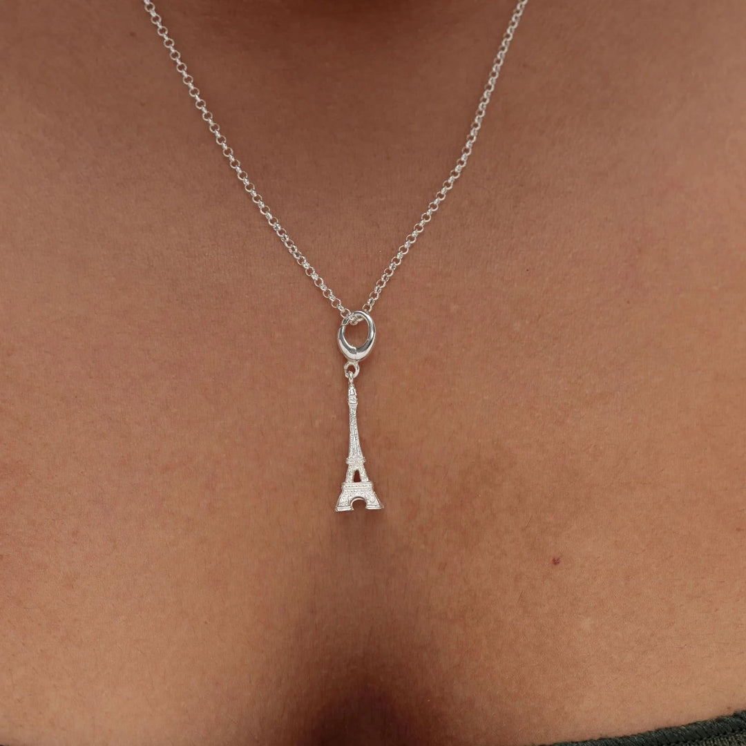Silver Eiffel Tower Charm CSEI