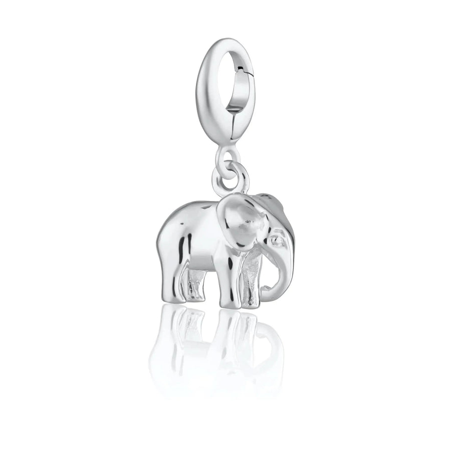 Silver Elephant Charm CSEL