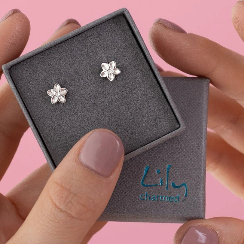 Silver Forget Me Not Stud Earrings SESFMN