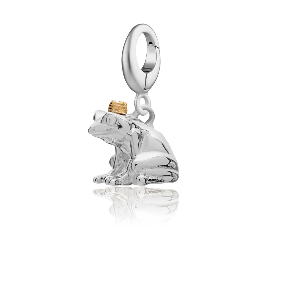 Silver Frog Charm CSFR