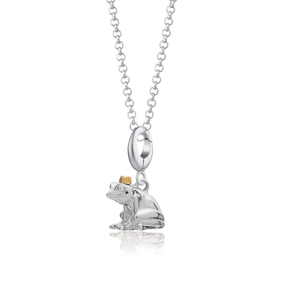 Silver Frog Necklace CNSFR-1