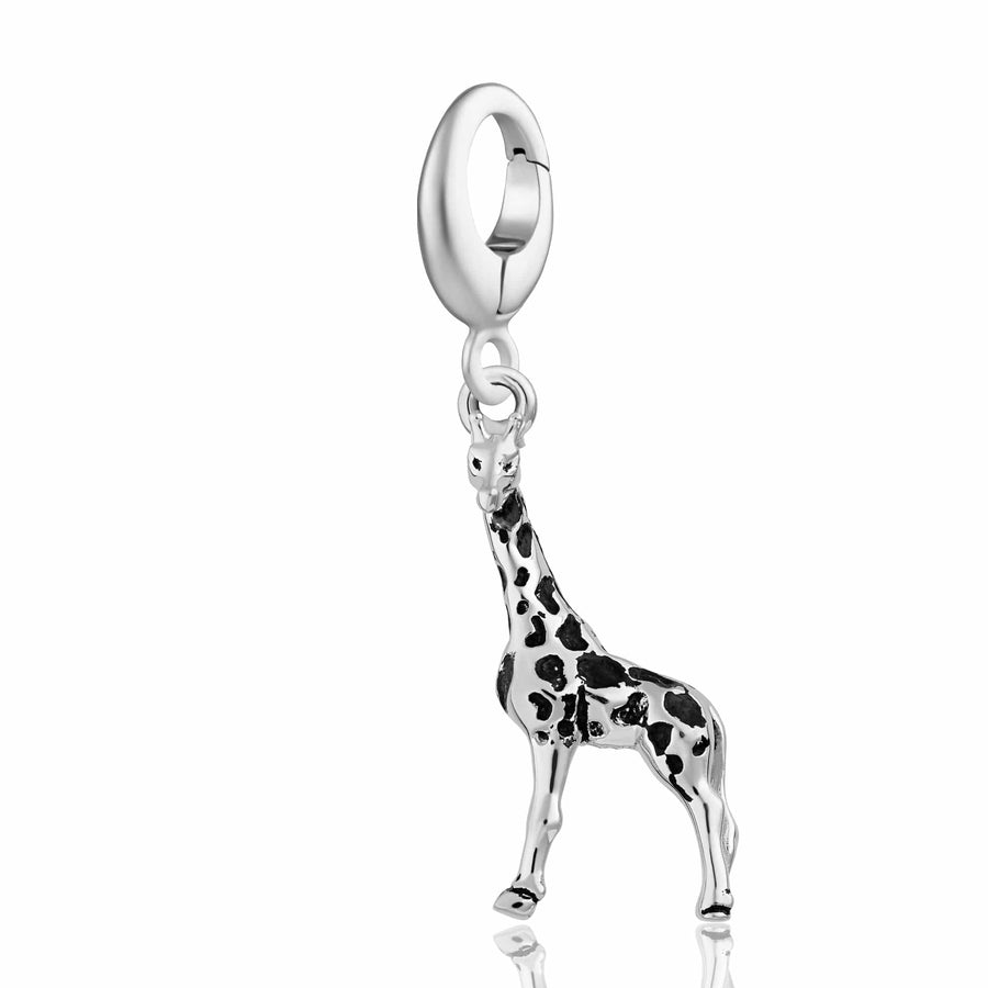 Silver Giraffe Charm CSGRF