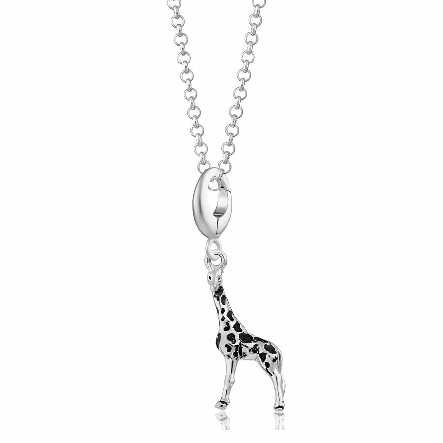 Silver Giraffe Necklace CNSGRF-1