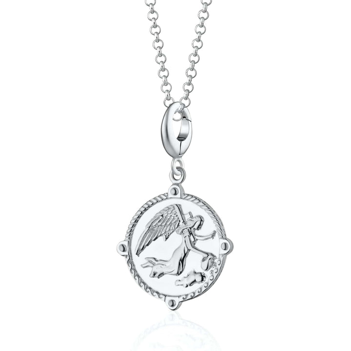 Silver Goddess of Communication Iris Necklace CNSGDSIRIS-1
