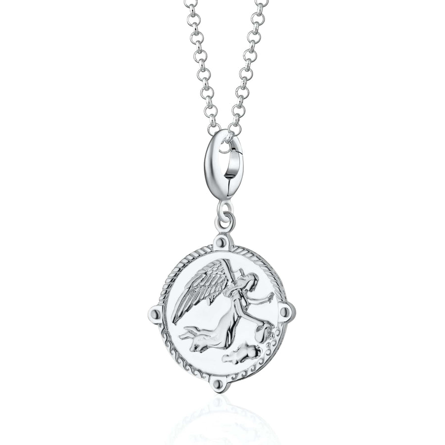 Silver Goddess of Communication Iris Necklace CNSGDSIRIS-1