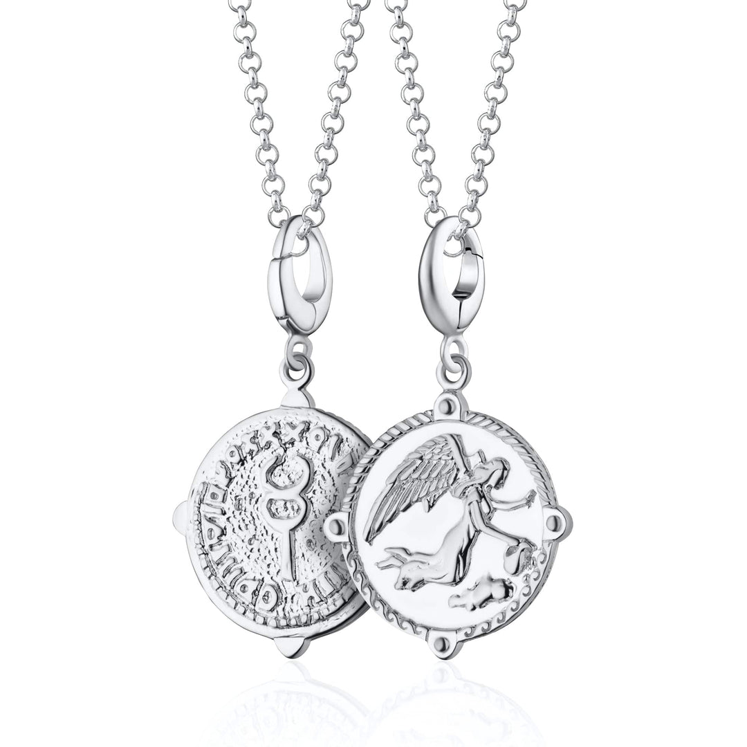 Silver Goddess of Communication Iris Necklace CNSGDSIRIS-1