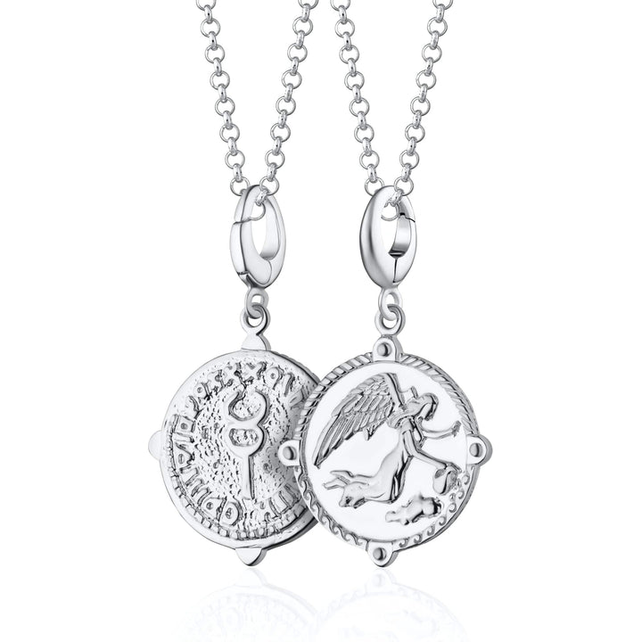Silver Goddess of Communication Iris Necklace CNSGDSIRIS-1