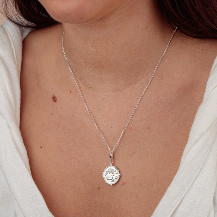 Silver Goddess of Communication Iris Necklace CNSGDSIRIS-1