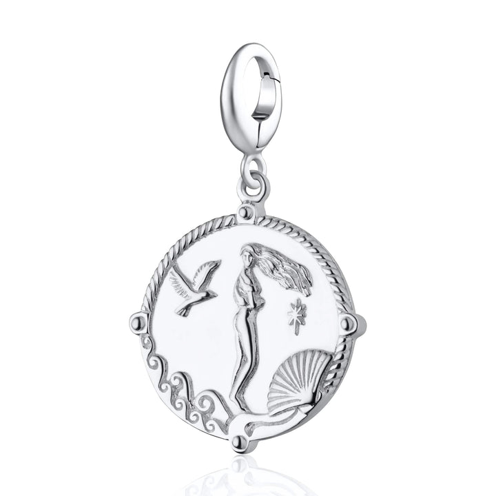 Silver Goddess of Love Aphrodite Charm CSGDSAPH