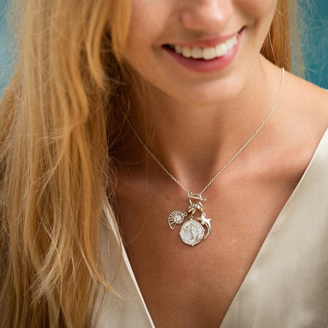 Silver Goddess of Love Aphrodite Charm CSGDSAPH