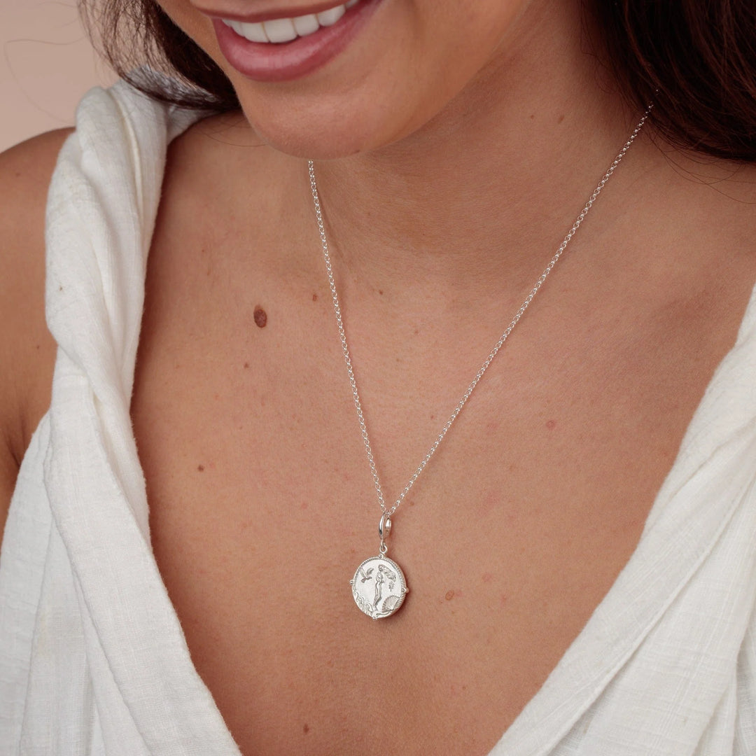 Silver Goddess of Love Aphrodite Necklace CNSGDSAPH-1