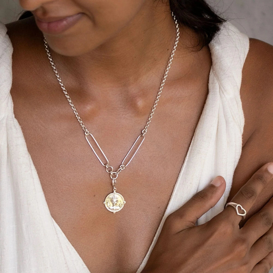 Silver Goddess of Women & Mothers Hera Charm CSGDSHERA