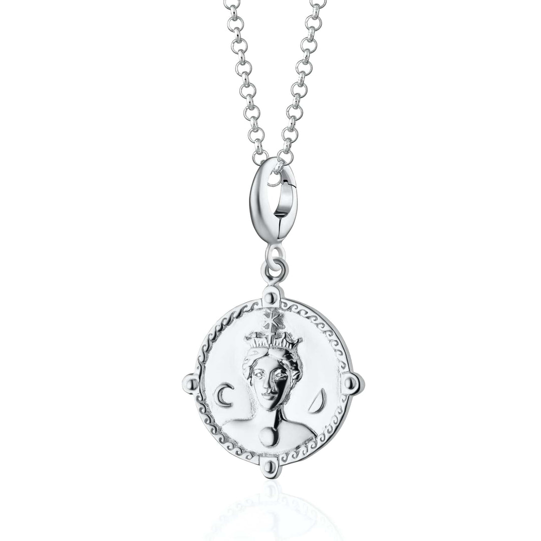 Silver Goddess of Women & Mothers Hera Necklace CNSGDSHERA-1