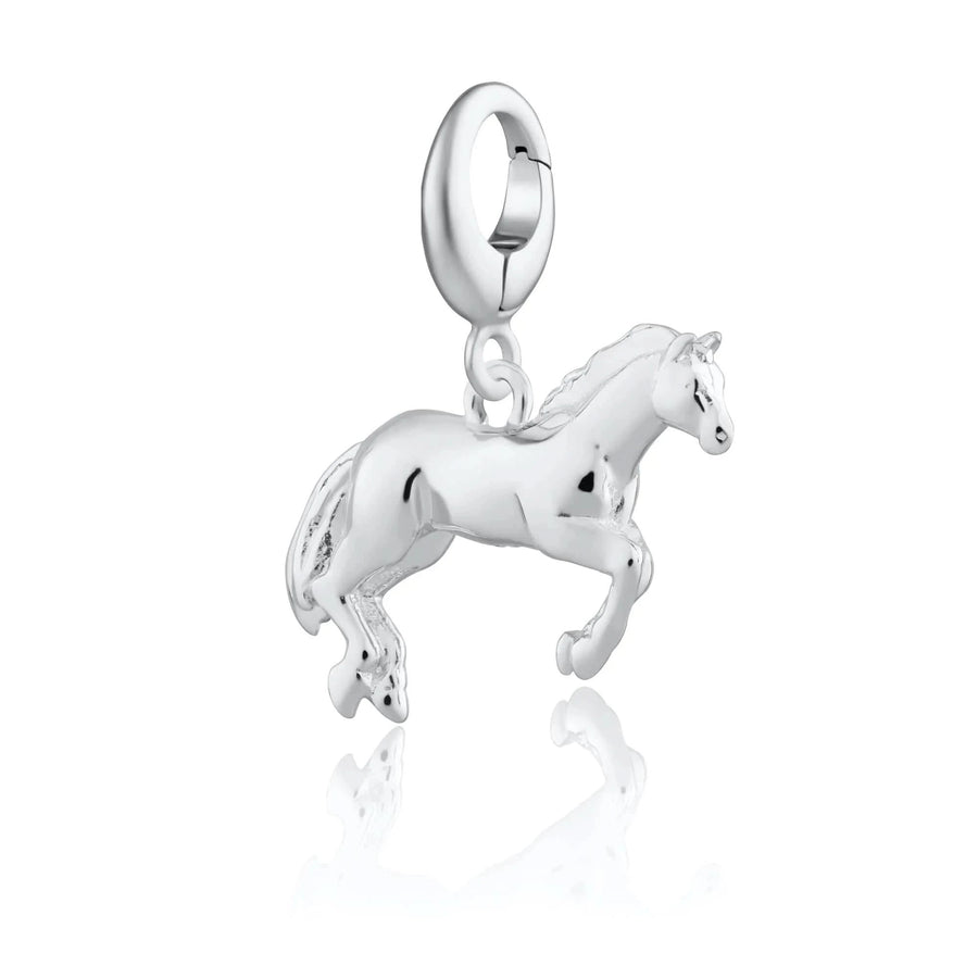 Silver Horse Charm CSHR