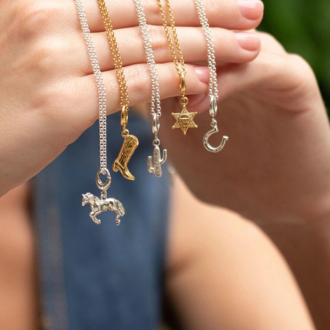 Silver Horse Charm CSHR