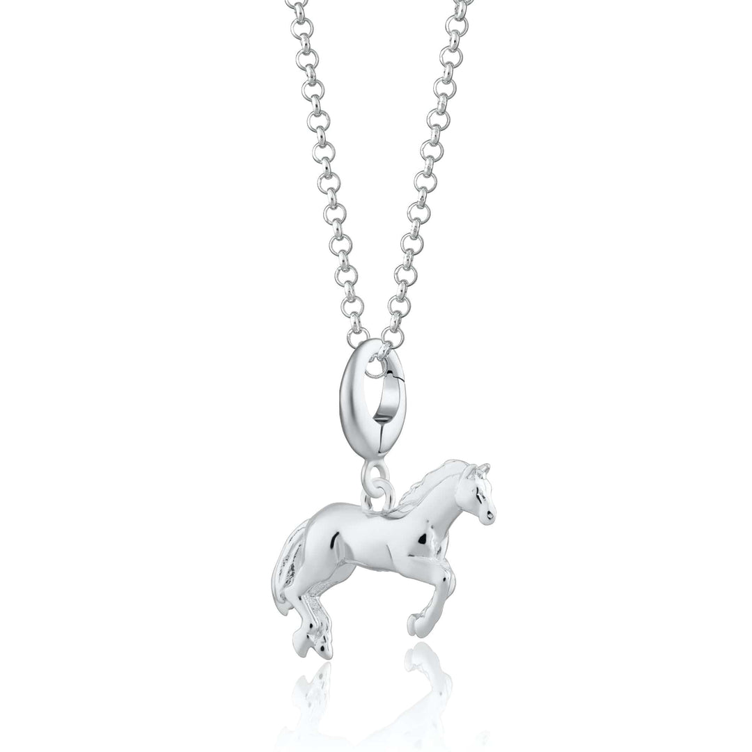 Silver Horse Necklace CNSHR-1