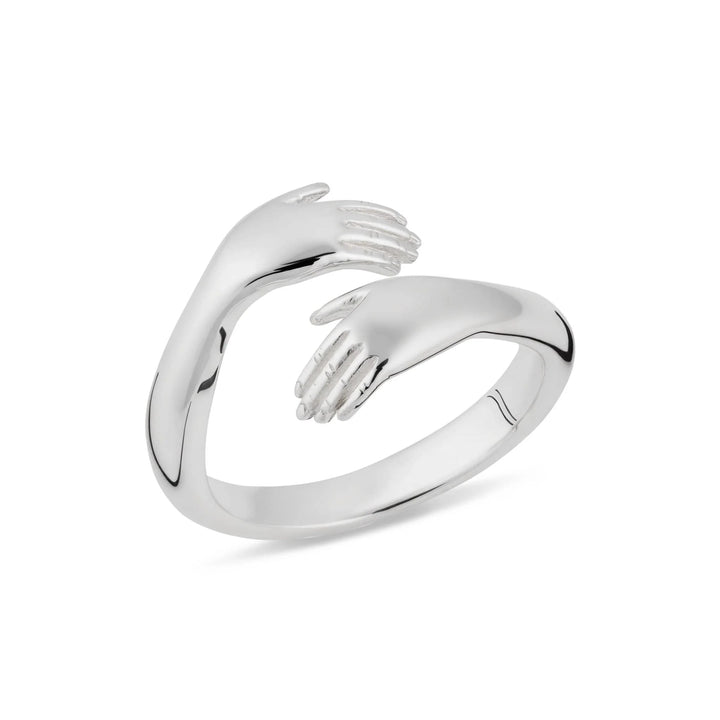 Silver Hug Ring RSHUG-1