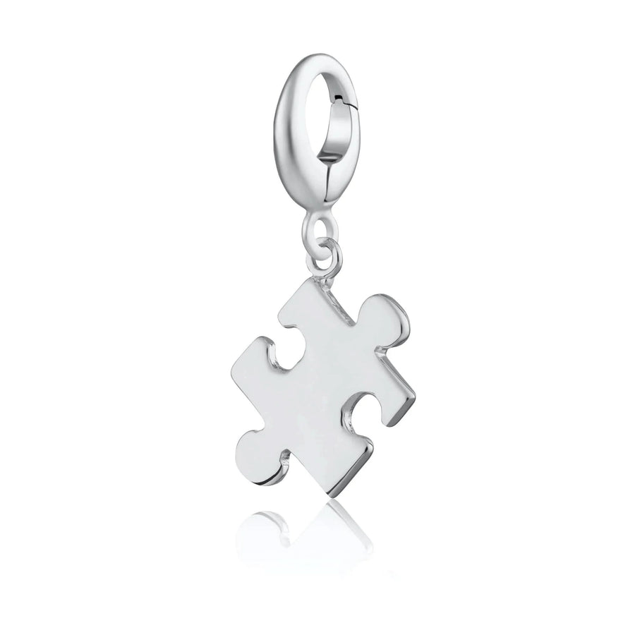 Silver Jigsaw Charm CSJZ