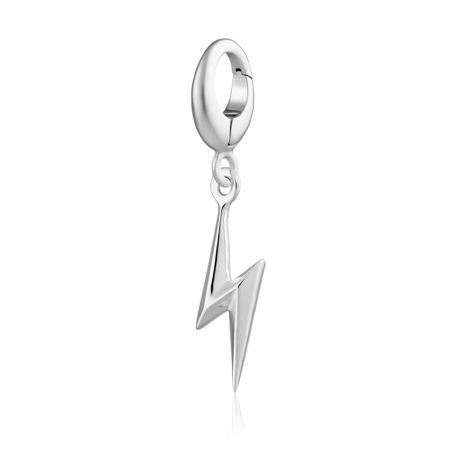 Silver Lightning Bolt Charm CSBOLT