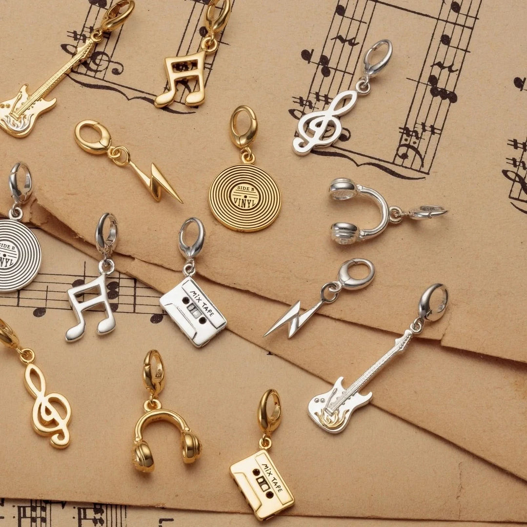 Silver Lightning Bolt Charm CSBOLT